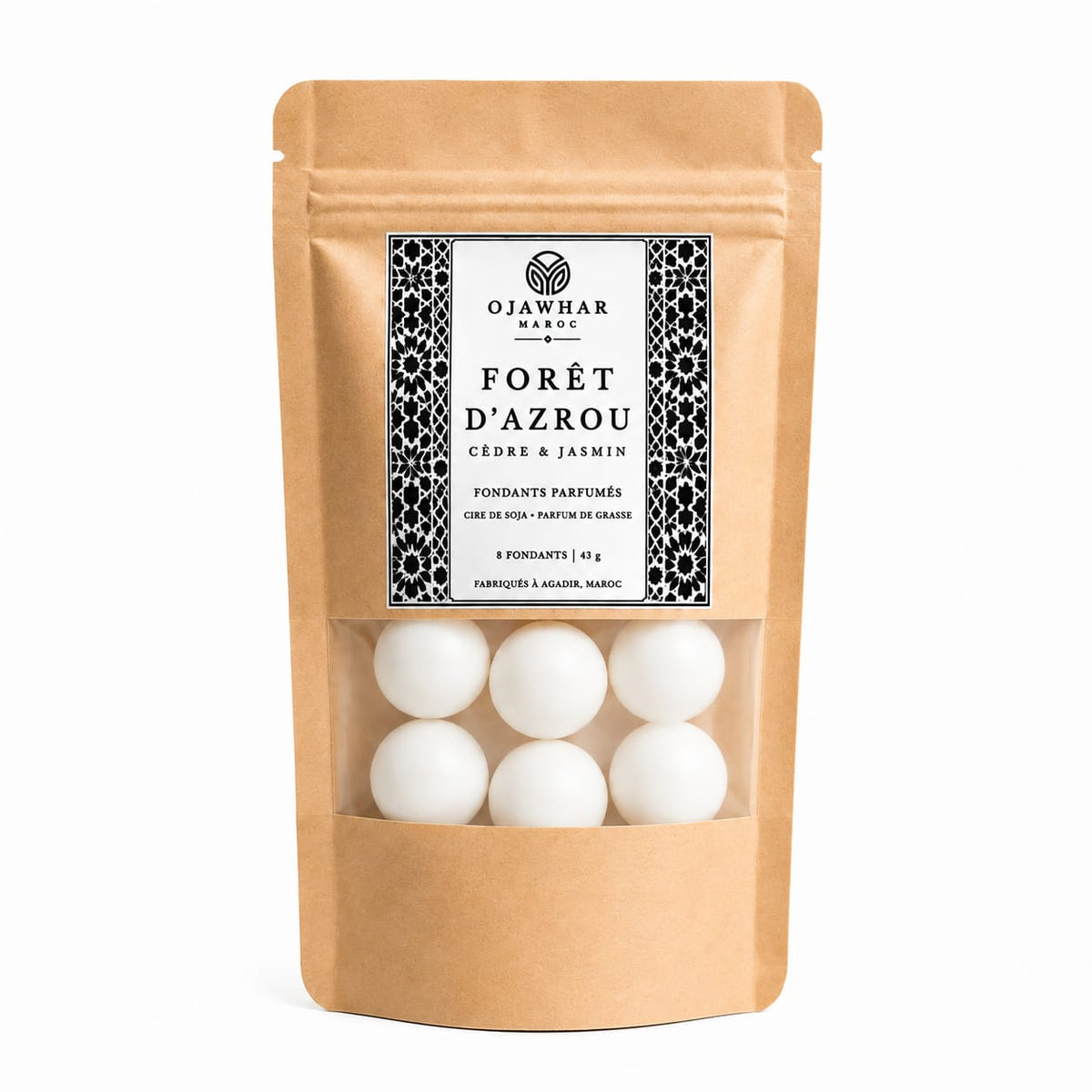 Forêt d'Azrou — Fondant Parfumé Cèdre & Jasmin